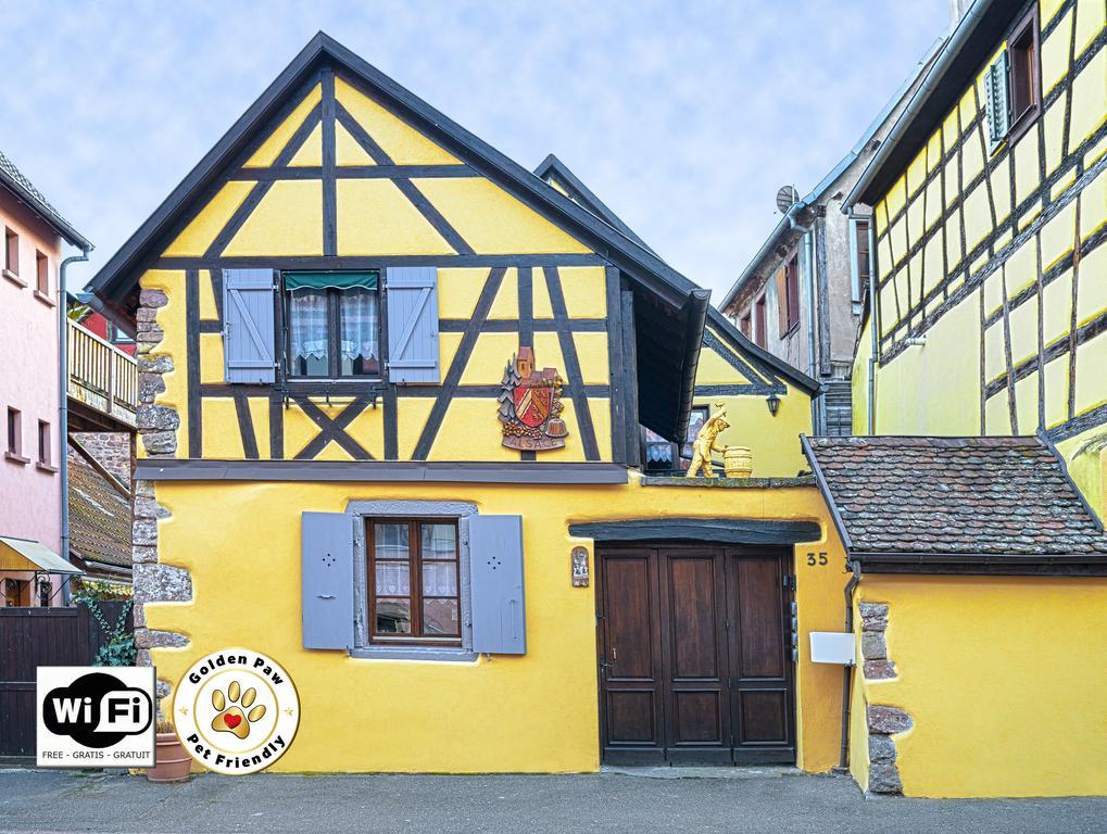 Gites De La Maison Vigneronne, Au Coeur De Ribeauville Exterior foto